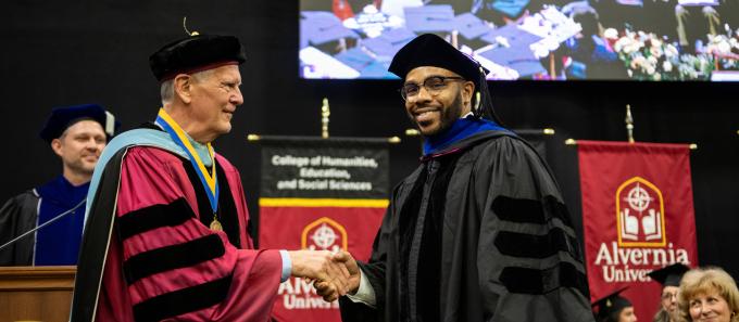 Alvernia's 2022 commencement.